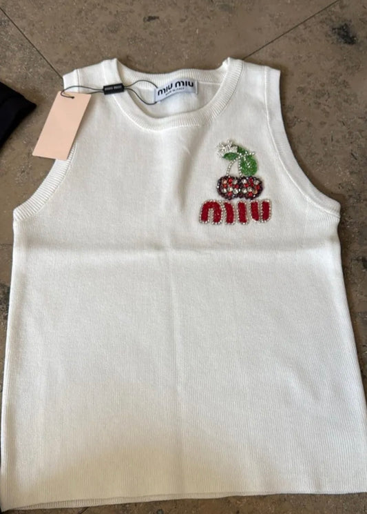Miu Miu Cherry Top